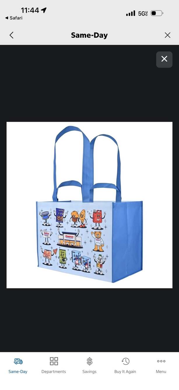 Costco Reusable Bag KeepCool  Shopping Tote Bag Character Edition (4-Pack)